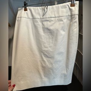 Jcrew white pencil skirt